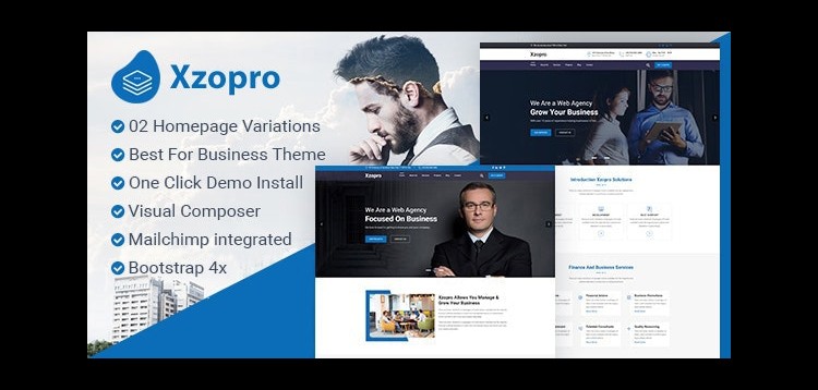 Item cover for download Xzopro - Finance And Business WordPress Theme