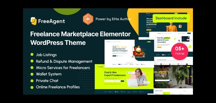 Item cover for download FreeAgent - Freelance Marketplace Elementor WordPress Theme