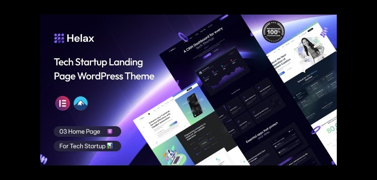 Item cover for download Helax - Tech Startup WordPress Theme