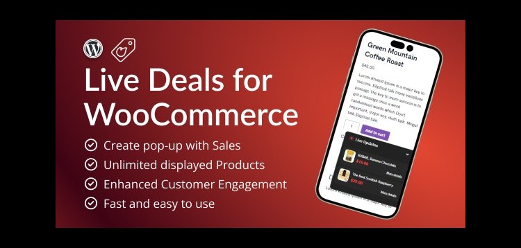 Item cover for download Live Deals for WooCommerce