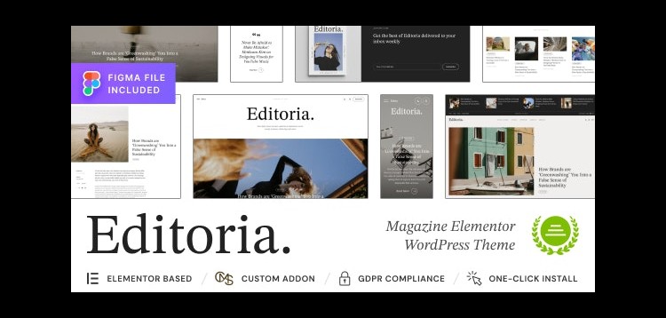 Item cover for download Editoria - Newspaper & Magazine WordPress Theme