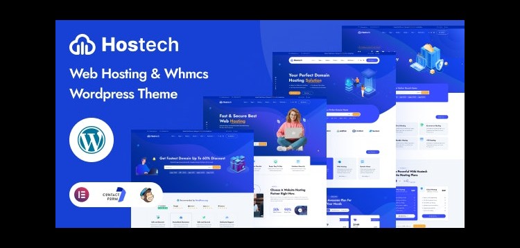 Item cover for download Hostech - Web hosting & WHMCS WordPress theme