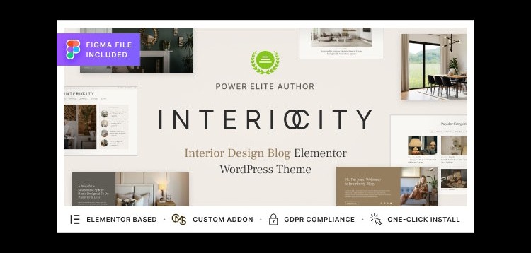Item cover for download Interiocity - Home Decor Blog and Interior Design Magazine WordPress Theme