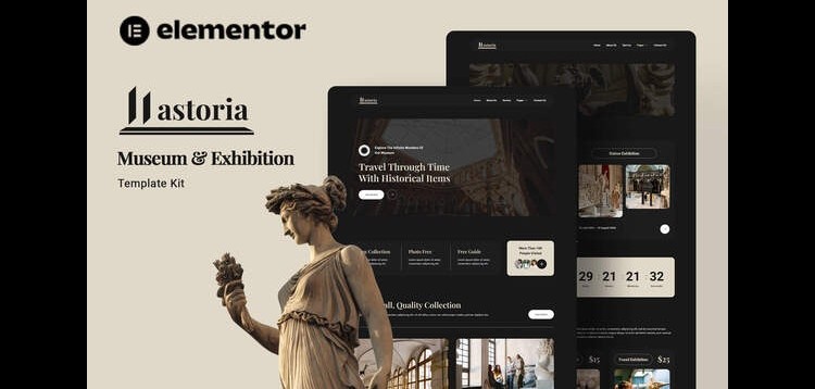 Item cover for download Lastoria - Museum & Exhibition Elementor Template Kit