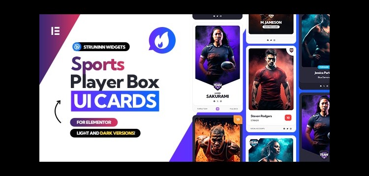 Item cover for download Struninn - Sports Player - UI Cards for Elementor