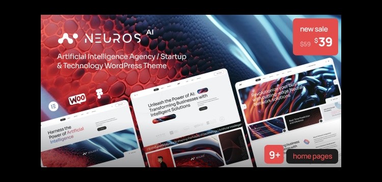Item cover for download Neuros | AI Agency & Technology WordPress Theme