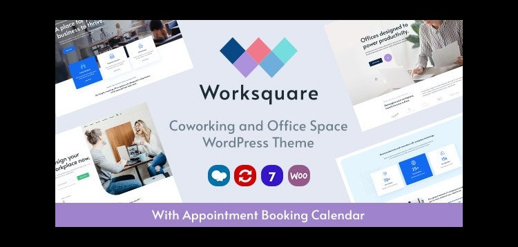 Item cover for download Worksquare - Coworking and Office Space WordPress Theme