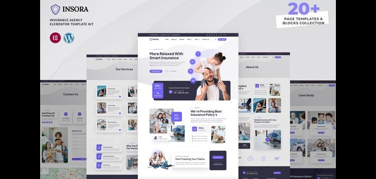Item cover for download Insora - Insurance Agency Elementor Template Kit