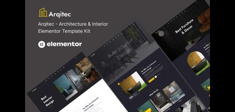 Item cover for download Arqitec - Architecture & Interior Elementor Template Kit