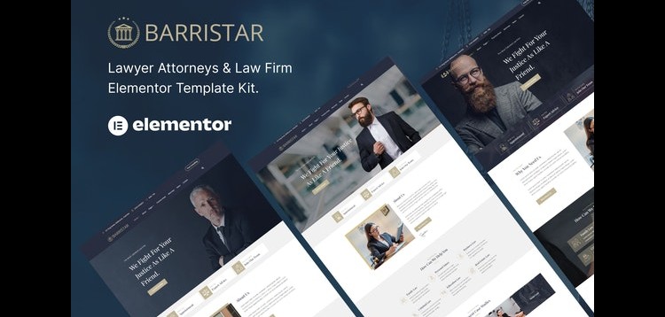 Item cover for download Barristar - Lawyer Attorney and Law Firm Template Kit