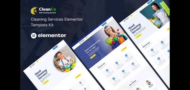 Item cover for download Cleanco – Cleaning Service Elementor Template Kit