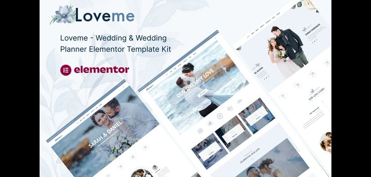 Item cover for download Loveme – Wedding & Wedding Planner Elementor Template Kit