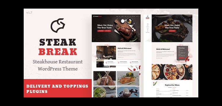 Item cover for download SteakBreak - Meat Restaurant WordPress Theme