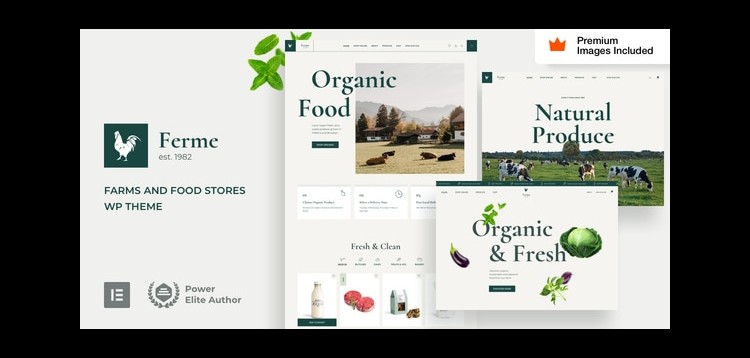 Item cover for download Ferme - Food Farm Ecommerce WordPress Theme