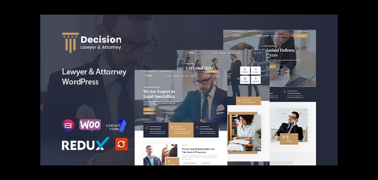 Item cover for download Decision - Law & Lawyer WordPress Theme