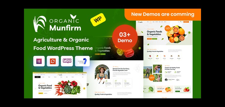 Item cover for download Munfirm - Organic Food Store WordPress Theme