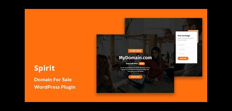 Item cover for download Spirit - Domain for Sale WordPress Plugin
