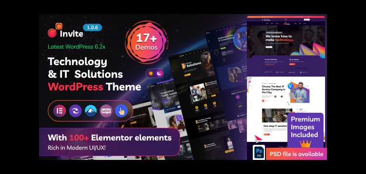 Item cover for download Invite - IT Solutions & Technology WordPress Theme