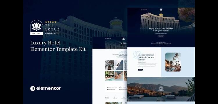Item cover for download Lotuz - Luxury Hotel Elementor Template Kit