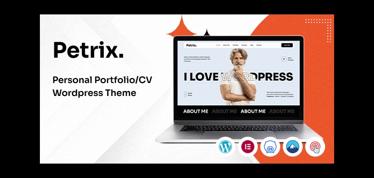 Item cover for download Petrix - Personal Portfolio WordPress Theme