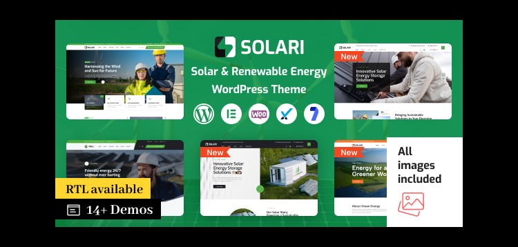 Item cover for download Solari - Ecology & Solar Energy WordPress Theme